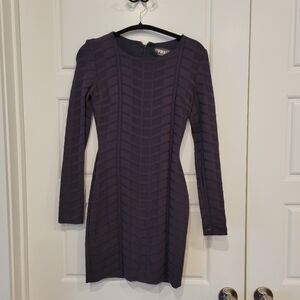 LA PINA BY DAVID HELWANI BLACK BODYCON MINI DRESS SIZE SMALL